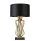 Searchlight Ethan fekete-arany asztali lámpa (SL-4110GO) E27 1 izzós IP20