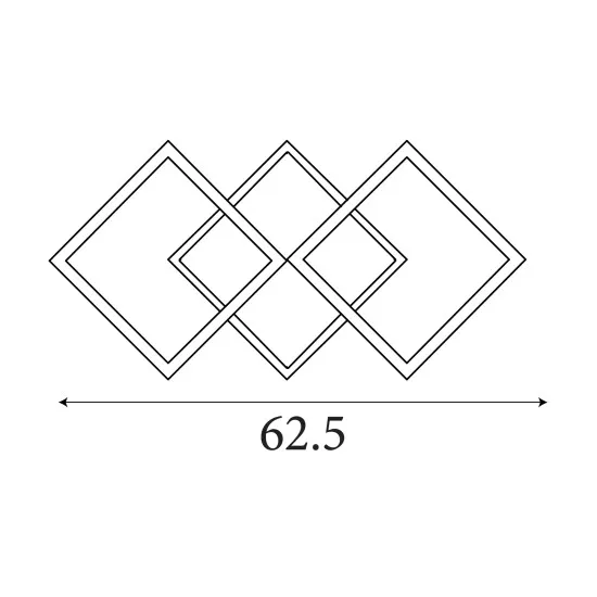 Searchlight Fence arany LED mennyezeti lámpa (SL-83510GO) LED 1 izzós IP20