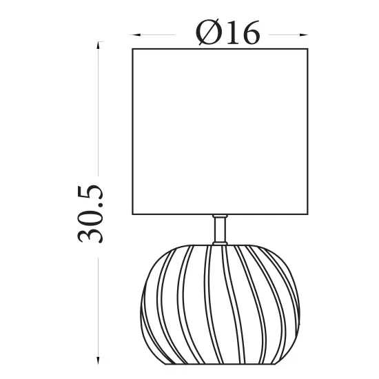 Searchlight Fete zöld asztali lámpa (SL-85474GR) E27 1 izzós IP20
