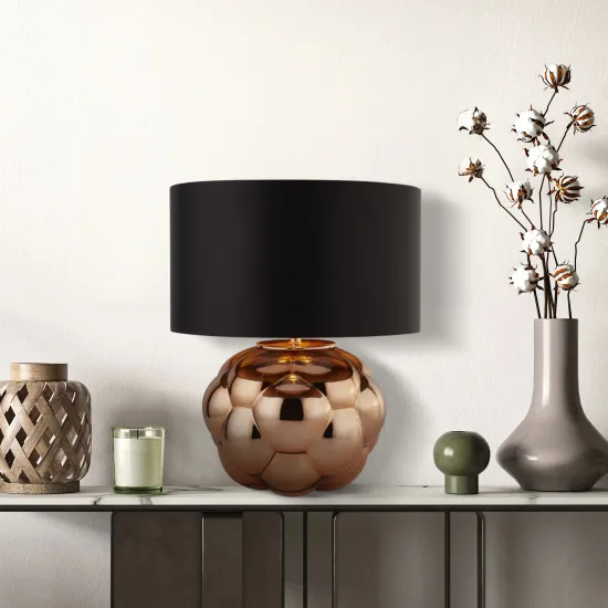 Searchlight Fizz réz asztali lámpa (SL-9711CU) E27 1 izzós IP20