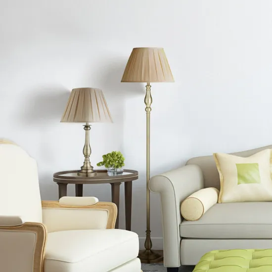 Searchlight Flemish sárgaréz állólámpa (SL-5029AB) E27 1 izzós IP20