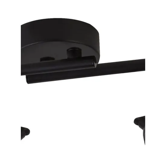 Searchlight Focus fekete konyhai mennyezeti spotlámpa (SL-1544BK) GU10 4 izzós IP20