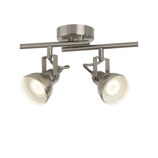 Searchlight Focus ezüst konyhai mennyezeti spotlámpa (SL-1544SS) GU10 4 izzós IP20