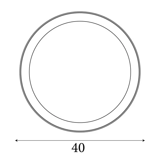 Searchlight Galactic fehér-arany LED mennyezeti lámpa (SL-98800-40WH) LED 1 izzós IP20