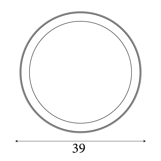 Searchlight Galactic szürke-fehér LED mennyezeti lámpa (SL-98900-40WH) LED 1 izzós IP20