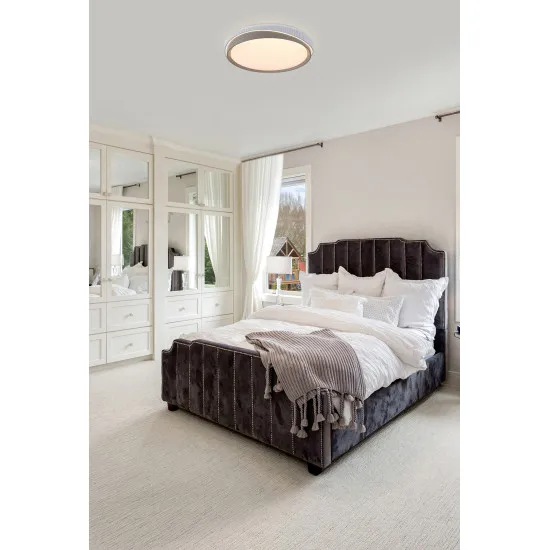 Searchlight Galactic szürke-fehér LED mennyezeti lámpa (SL-98900-40WH) LED 1 izzós IP20