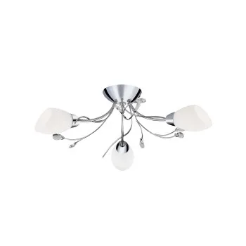 Searchlight Gardenia króm mennyezeti lámpa (SL-1763-3CC) E14 3 izzós IP20