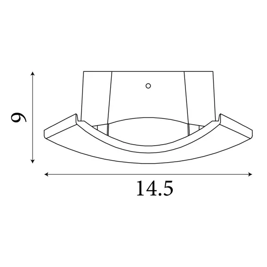 Searchlight Glow króm-fehér LED fali lámpa (SL-3420CC) LED 1 izzós IP20