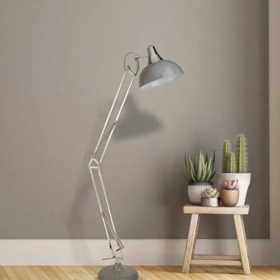 Searchlight Goliath szürke flexibilis állólámpa (SL-8082GY) E27 1 izzós IP20