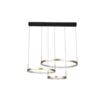 Searchlight Grace fekete-arany LED függesztett lámpa (SL-20227-3GO) LED 1 izzós IP20