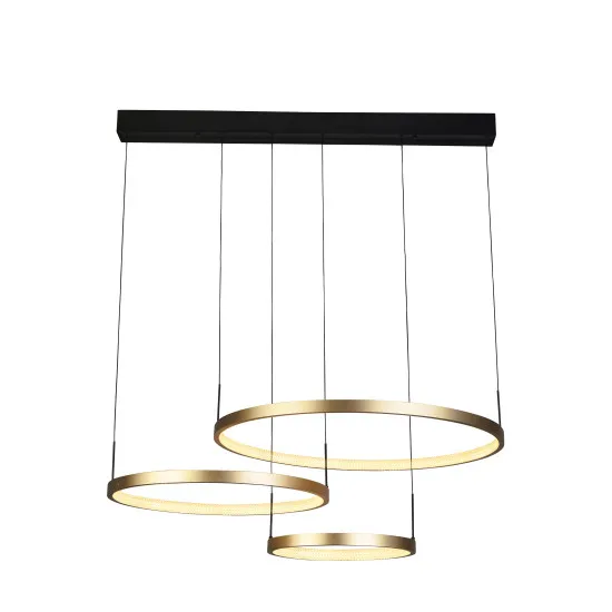 Searchlight Grace fekete-arany LED függesztett lámpa (SL-20227-3GO) LED 1 izzós IP20