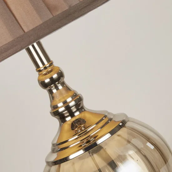 Searchlight Greyson barna asztali lámpa (SL-3721AM) E27 1 izzós IP20