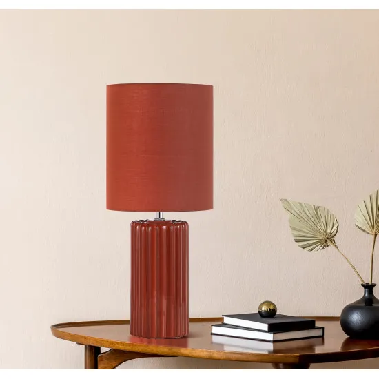 Searchlight Groove bordó asztali lámpa (SL-22353OR) E14 1 izzós IP20