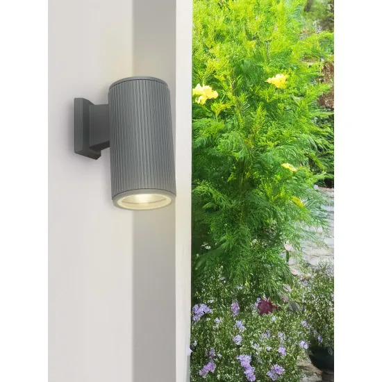 Searchlight Hamburg szürke kültéri falikar (SL-6871GY) E27 1 izzós IP54