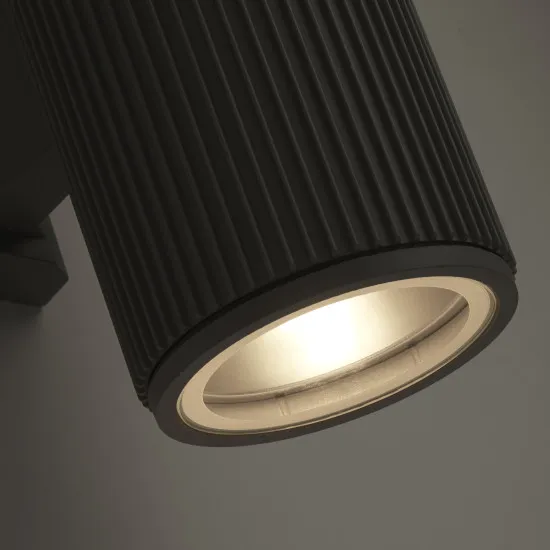 Searchlight Hamburg fekete kültéri falikar (SL-6872BK) E27 2 izzós IP54