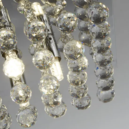 Searchlight Hanna króm kristály mennyezeti lámpa (SL-6404-4CC) G9 4 izzós