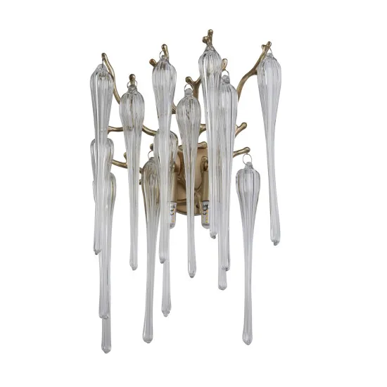 Searchlight Heritage arany fali lámpa (SL-10425-2GO) G9 2 izzós IP20