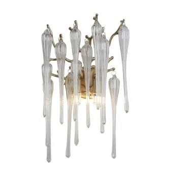 Searchlight Heritage arany fali lámpa (SL-10425-2GO) G9 2 izzós IP20