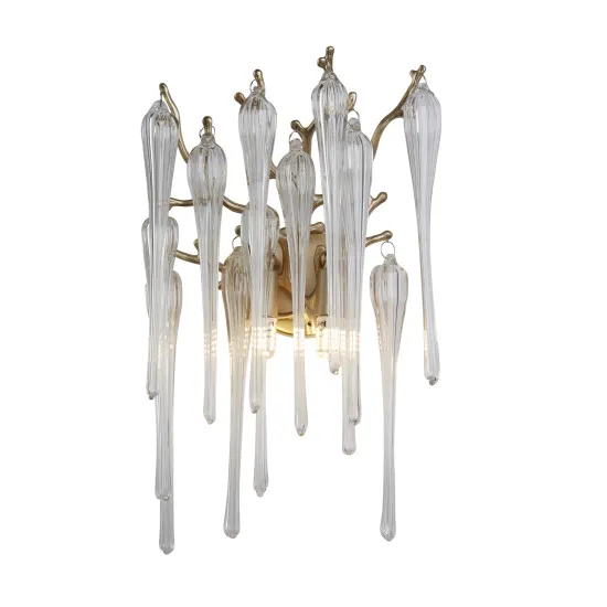 Searchlight Heritage arany fali lámpa (SL-10425-2GO) G9 2 izzós IP20