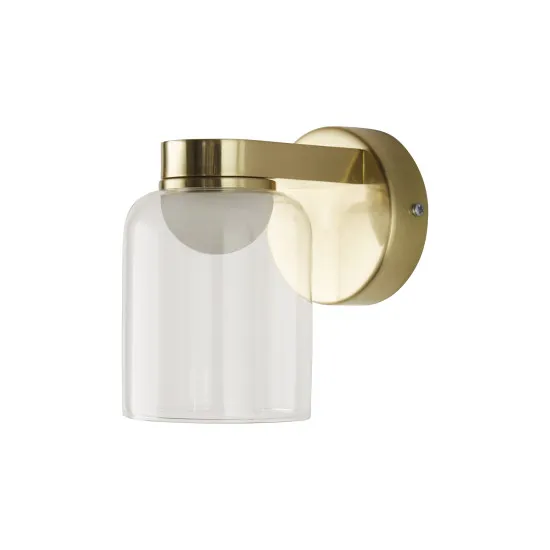 Searchlight Highball sárgaréz fürdőszobai LED fali lámpa (SL-23083-1SB) LED 1 izzós IP44