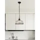 Searchlight Highworth fekete-átlátszó függesztett lámpa (SL-1682BK) E27 1 izzós IP20