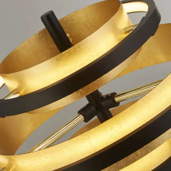 Searchlight Hive fekete-arany LED asztali lámpa (SL-6357BG) LED 1 izzós IP20