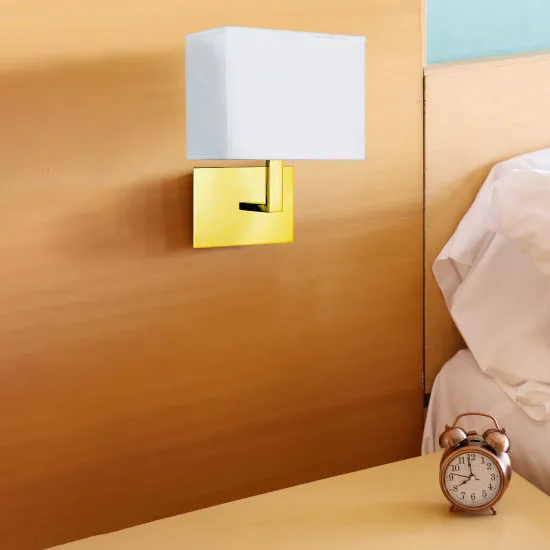 Searchlight Hotel sárgaréz fali lámpa (SL-5519SB) E27 1 izzós IP20