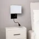 Searchlight Hotel fekete olvasólámpás fali lámpa (SL-6519BK) E27 1 izzós IP20