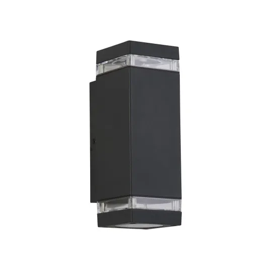 Searchlight Houston szürke kültéri falikar (SL-61101GY) GU10 2 izzós IP44