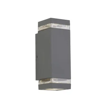 Searchlight Houston szürke kültéri falikar (SL-61101GY) GU10 2 izzós IP44