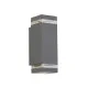 Searchlight Houston szürke kültéri falikar (SL-61101GY) GU10 2 izzós IP44