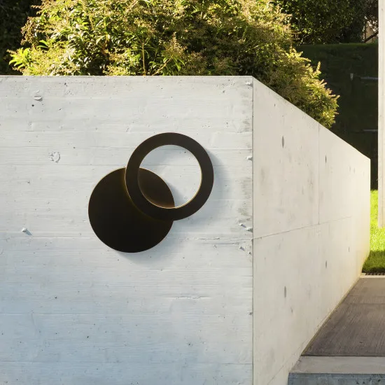 Searchlight Hyde fekete LED kültéri fali lámpa (SL-84751BK) LED 1 izzós IP44