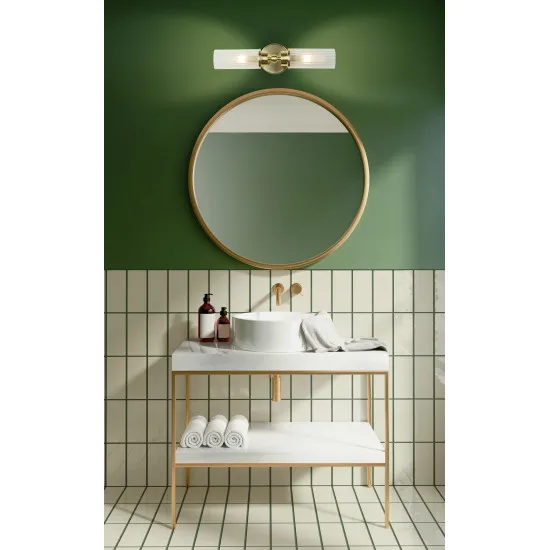 Searchlight Imperial sárgaréz fürdőszobai falikar (SL-29982SB) G9 2 izzós IP44