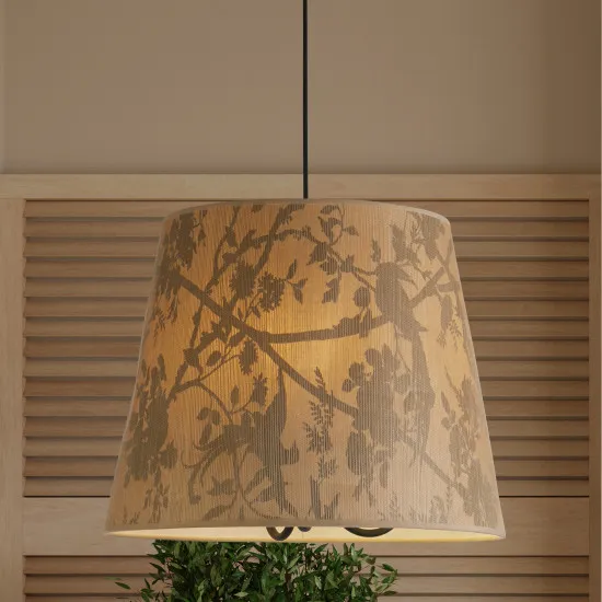 Searchlight Isla fekete-barna függesztett lámpa (SL-47810-3NA) E14 3 izzós IP20