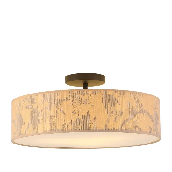 Searchlight Isla fekete-barna mennyezeti lámpa (SL-47810NA) E27 3 izzós IP20