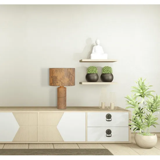 Searchlight Isla barna asztali lámpa (SL-47811NA) E27 1 izzós IP20