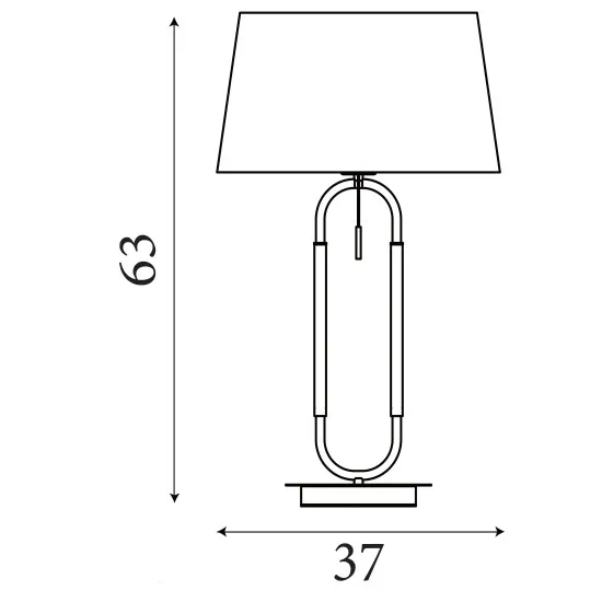 Searchlight Jazz fekete-ezüst asztali lámpa (SL-41431SS) E27 1 izzós IP20