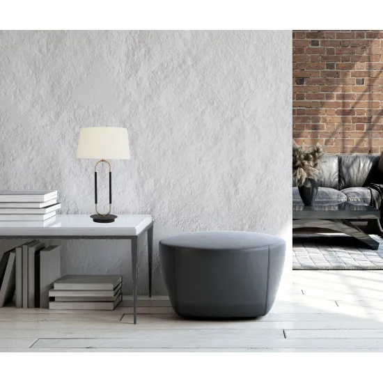 Searchlight Jazz fekete-ezüst asztali lámpa (SL-41431SS) E27 1 izzós IP20