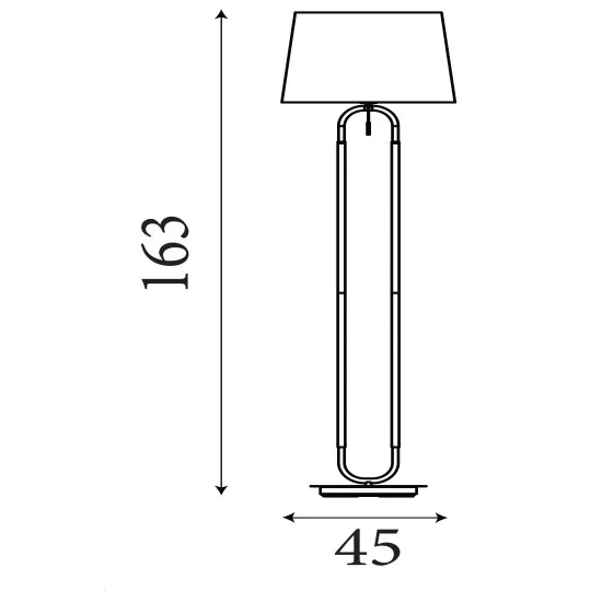 Searchlight Jazz fekete-ezüst állólámpa (SL-41432SS) E27 1 izzós IP20