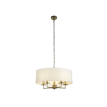 Searchlight Knightsbridge sárgaréz függesztett lámpa (SL-4785-5AB) E14 5 izzós IP20