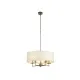 Searchlight Knightsbridge sárgaréz-fehér függesztett lámpa (SL-4785-5AB) E14 5 izzós IP20