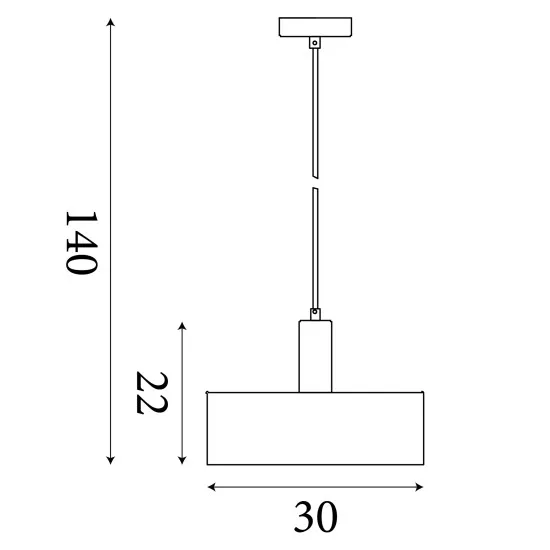 Searchlight Knox fekete-arany függesztett lámpa (SL-20223-1GO) E27 1 izzós IP20