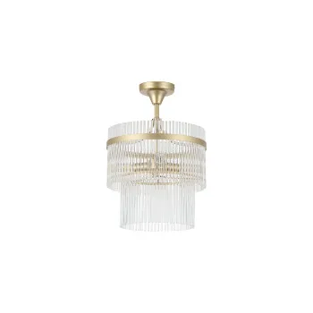 Searchlight Lara arany-átlátszó mennyezeti lámpa (SL-11300-3GO) E14 3 izzós IP20