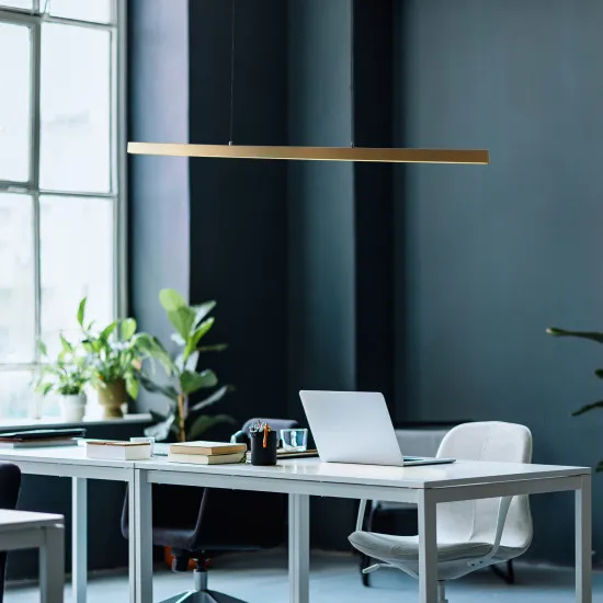 Searchlight Layla arany LED függesztett lámpa (SL-30228GO) LED 1 izzós IP20