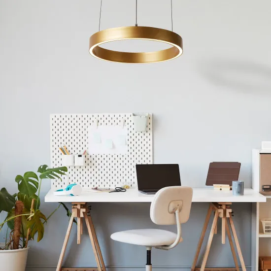 Searchlight Layla arany LED függesztett lámpa (SL-30410GO) LED 1 izzós IP20