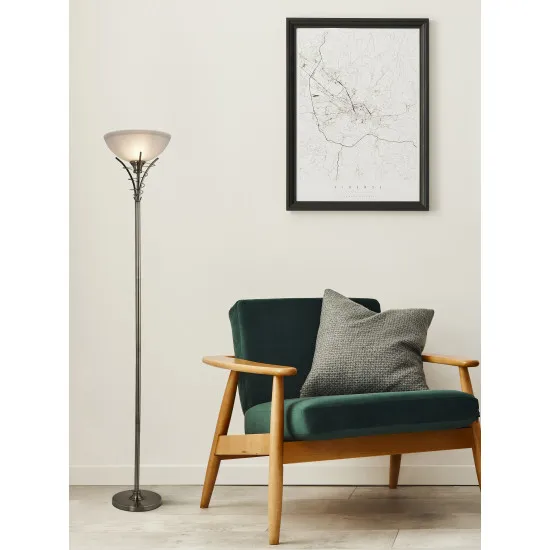 Searchlight Linea sárgaréz állólámpa (SL-5222AB) E27 1 izzós IP20