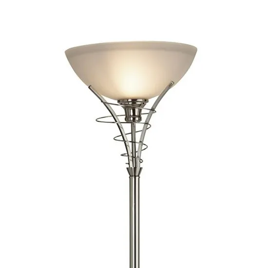 Searchlight Linea ezüst állólámpa (SL-5222SS) E27 1 izzós IP20