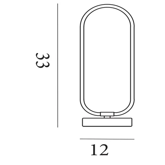 Searchlight Liner króm LED asztali lámpa (SL-5711CC) LED 1 izzós IP20