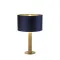 Searchlight London sárgaréz-kék asztali lámpa (SL-65721AZ) E27 1 izzós IP20