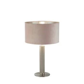 Searchlight London ezüst-rózsaszín asztali lámpa (SL-65721PI) E27 1 izzós IP20